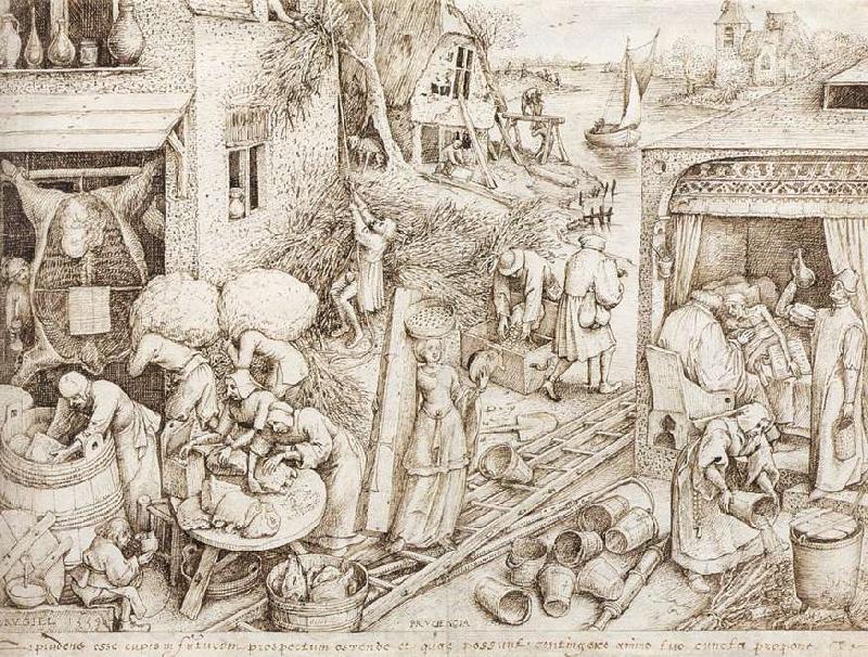 BRUEGEL, Pieter the Elder Prudence fgh